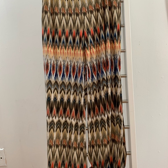 Chico’s Wide-Leg Tribal Print Vintage Comfy Pants - Picture 2 of 7